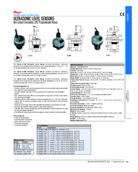 Thumbnail of document Data Sheet - ULSL - Ultrasonic Level Sensor